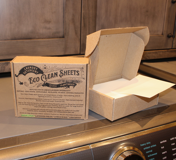 Eco-Friendly Laundry Soap Sheets (Unscented)