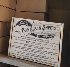 Eco-Friendly Laundry Soap Sheets (Unscented)